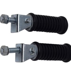 Rear Premium Left Right Footrest compatible with Royal Enfield Classic 350/500, Standard, Electra and Jawa