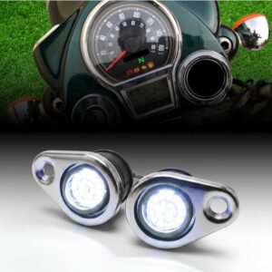 Bike Eyes LED Parking Light Compatible with Royal Enfield Classic Reborn Models, 2021-2025 (WHITE)