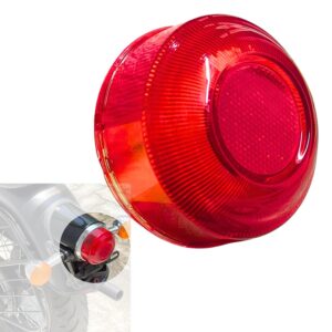 Tail Light Glass Backlight Cover Compatible for Royal Enfield Reborn 350, J-Series Models release after -2021, backlight glass (not for meteor)