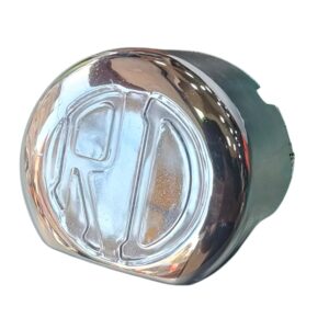 Chrome Premium Self Cover, Self Start Battery Cover Compatible for Royal Enfield Classic, Standard, Electra, 350cc and 500cc Motorcycles Models
