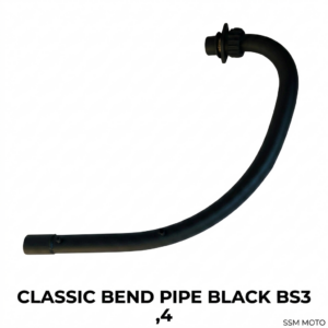 Royal Enfield Classic and Standard 350 Black Bend Pipe BS3 BS4 by SSM MOTO