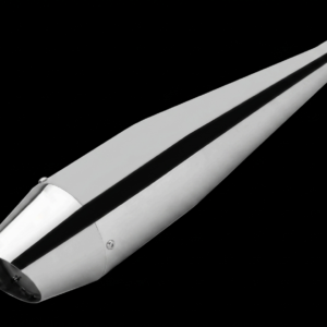 Dolphin Chrome Silencer for Royal Enfield Classic 350, Standard, and Bullet | Mirror-Finish Premium Exhaust