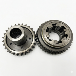 One-Way Clutch Bearing & Self Gear Assembly for Royal Enfield Classic, Standard, Bullet 350/500cc – Heavy Duty Starter Clutch Roller Type