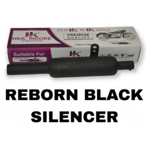 Premium Matte Black Exhaust Silencer for Royal Enfield Classic 350 Reborn (New Model)2021 Onward