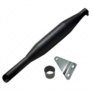 Red Rooster Black Exhaust for Royal Enfield Classic 350 Reborn & Meteor