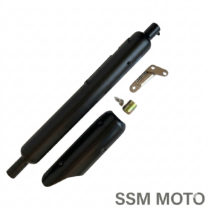 Replica Black Exhaust for Royal Enfield Classic 350 Reborn