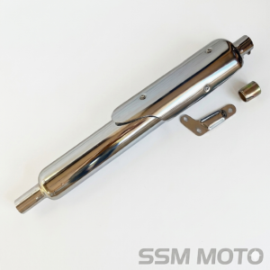 Replica Chrome Exhaust for Royal Enfield Classic 350 Reborn & Bullet