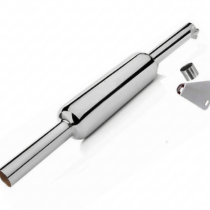 Short Punjab Small Mouth Chrome Silencer for Royal Enfield Classic 350, Standard, Bullet