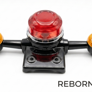 Premium Tail Light Assembly with 4 Indicators for Royal Enfield Classic 350 Reborn | Complete Rear Lighting Kit