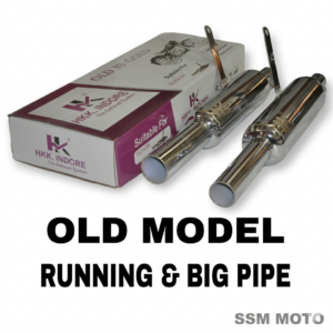 Royal Enfield Old Model Running and Big Pipe Silencer Exhaust by SSM MOTO
