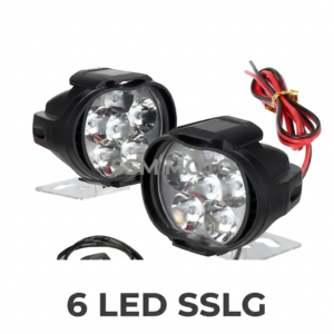 6 LED SSLG Super Bright Auxiliary Fog Lights for Motorcycles - SSM MOTO