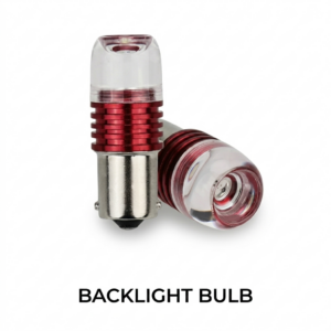 Red LED Strobe Flashing Backlight Bulb for Motorcycles and Cars.