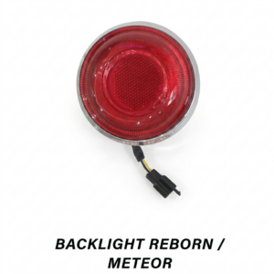 BACKLIGHT REBORN METEOR Round LED Tail Light with Wiring for Royal Enfield