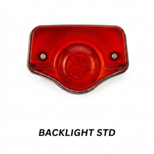 ACKLIGHT STD Premium Red Tail Light for Vintage and Standard Motorcycles