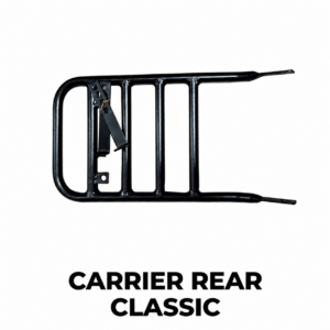 Royal Enfield Classic 350 rear carrier heavy duty luggage rack black steel