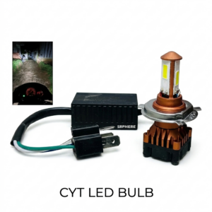 Original CYT H4 LED Headlight Bulb with Cooling Fan for Motorcycles - SSM Moto