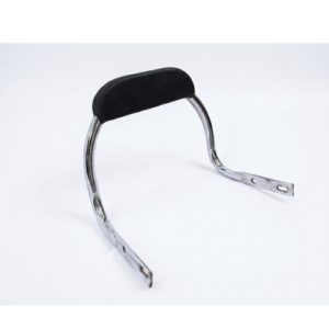D-Type chrome backrest for Royal Enfield Classic 350 silver