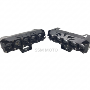 Five Eye Future Dual Color Motorcycle LED Fog Light Set - SSM MOTO