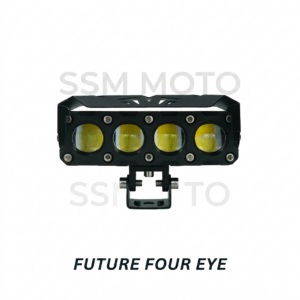 Future Four Eye Quad Lens Dual Color Motorcycle LED Fog Light - SSM MOTO