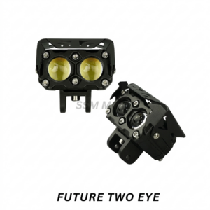 Future Two Eye Dual Lens Motorcycle LED Fog Light for Royal Enfield and touring bikes - SSM MOTO