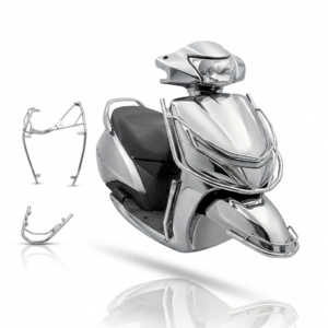 TVS Jupiter 125 Premium Chrome Crash Guard & Full Body Protector Kit (Rust Resistant) - Best Price in Delhi Karol bagh