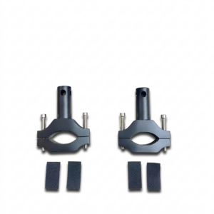 HJG Universal Mounting Clamps for Fog Lights – Leg Guard Fork Clamp Set for Bikes (Pack of 2)