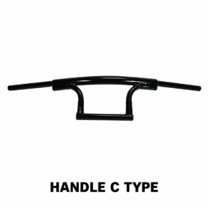 Royal Enfield Classic Bullet C Type Black Handlebar Heavy Duty Modified Handle