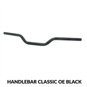 Professional original OE style matte black handlebar for motorcycle modification on a clean white background.