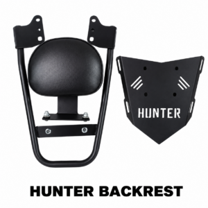 Royal Enfield Hunter 350 Backrest Black Powder Coated