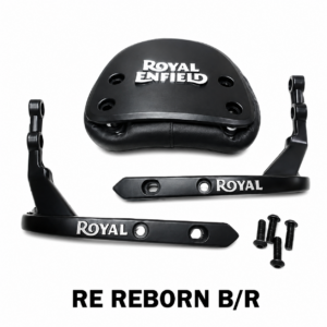 Royal Enfield Classic 350 Reborn Backrest with Carrier Bracket Heavy Duty Black