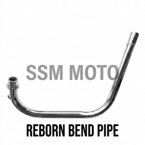 Chrome Reborn Bend Pipe for Royal Enfield Classic 350 J-Series models by SSM MOTO.