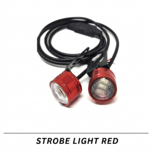Red LED Strobe Flasher Light for Royal Enfield and Universal Bikes