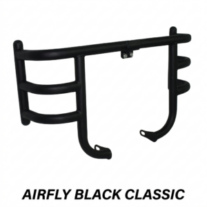 Airfly black classic leg guard matte black crash guard for Royal Enfield Classic 350