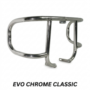 Evo Chrome Classic Leg Guard for Royal Enfield motorcycle