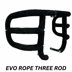 Evo rope three rod leg guard for Royal Enfield Classic 350 matte black sports 3 rod crash guard