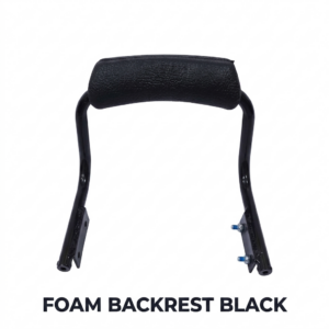 Soft foam pillion backrest for Royal Enfield Classic 350 black color.