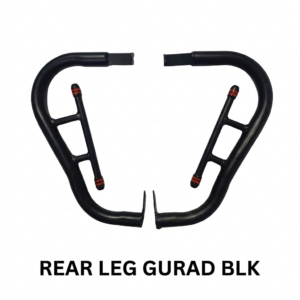 Rear leg guard black for Royal Enfield Classic 350 pillion safety crash guard