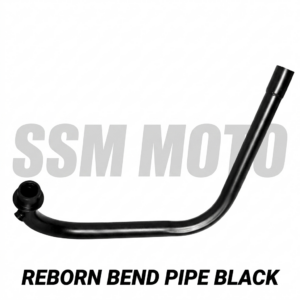 Matte Black Reborn Bend Pipe for Royal Enfield Classic 350 J-Series - SSM MOTO