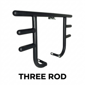 Heavy Duty Matte Black Three Rod Leg Guard for Royal Enfield Classic 350 and Reborn