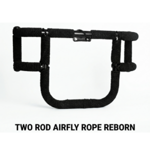 Two rod Airfly rope leg guard for Royal Enfield Classic 350 Reborn matte black crash guard