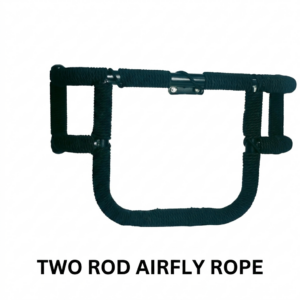 Heavy Duty Two Rod Airfly Rope Wrapped Leg Guard for Royal Enfield Classic 350