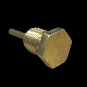 Pure Brass Oil Pump Bolt Royal Enfield Old Model Bullet Classic Engine Vintage Brass