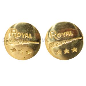 Pure Brass Front Fork Axle Cap Royal Enfield Classic 350 Bullet Suspension Brass Cap