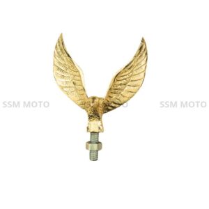 Eagle Pure Brass Front Mudguard Logo Royal Enfield Classic 350 Bullet Bike Modification Small