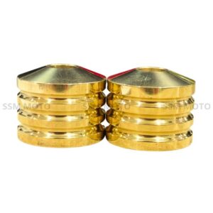SSM MOTO premium brass handlebar weights for Royal Enfield Reborn models.