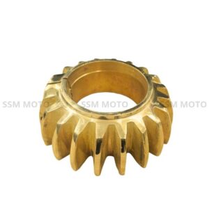 Brass valve guide bush for motorcycle engine cylinder head, high-grade brass construction, compatible with Royal Enfield Bullet spares.