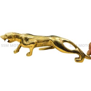 Large panther design solid brass mudguard mascot for vintage and classic motorcycles by SSM MOTO