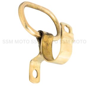 Pure Brass Saddle Bag Hook Royal Enfield Classic 350 Bullet Brass Bag Carrier Hook