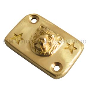 Lion Pure Brass Brake Disc Cap Royal Enfield Classic 350 Bullet Brass Disc Cover
