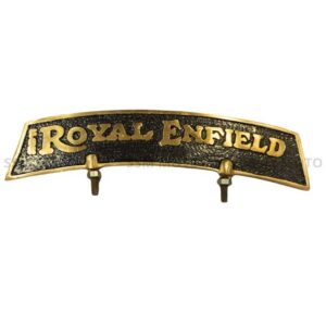 Royal Enfield front mudguard brass name plate for classic Bullet motorcycles by SSM MOTO